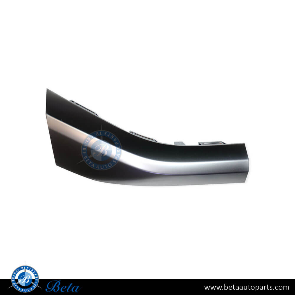 Left Side Rear Diffuser Inner Chrome Moulding - Silver for Audi Q5 2021-Up models, Part Number 80F8534573Q7 Left Side Rear Diffuser Inner Chrome Moulding - Silver for Audi Q5 2021-Up models, Part Number 80F8534573Q7